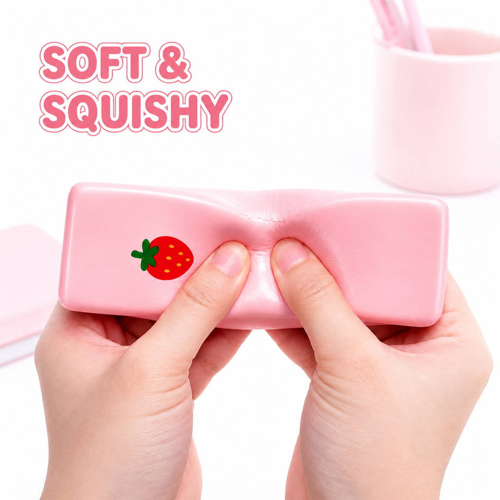 60PCS Assorted Squishy Pack – 36 Butter + 12 Strawberry + 12 Swirl