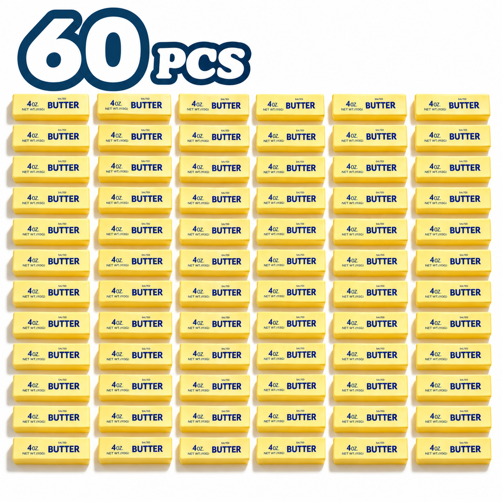 60PCS Butter Squishy Party Pack – Soft Slow-Rising Squishy Toys for Parties & Classrooms