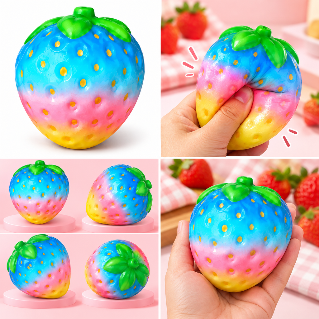 4PCS Fruit & Butter Squishy Set
