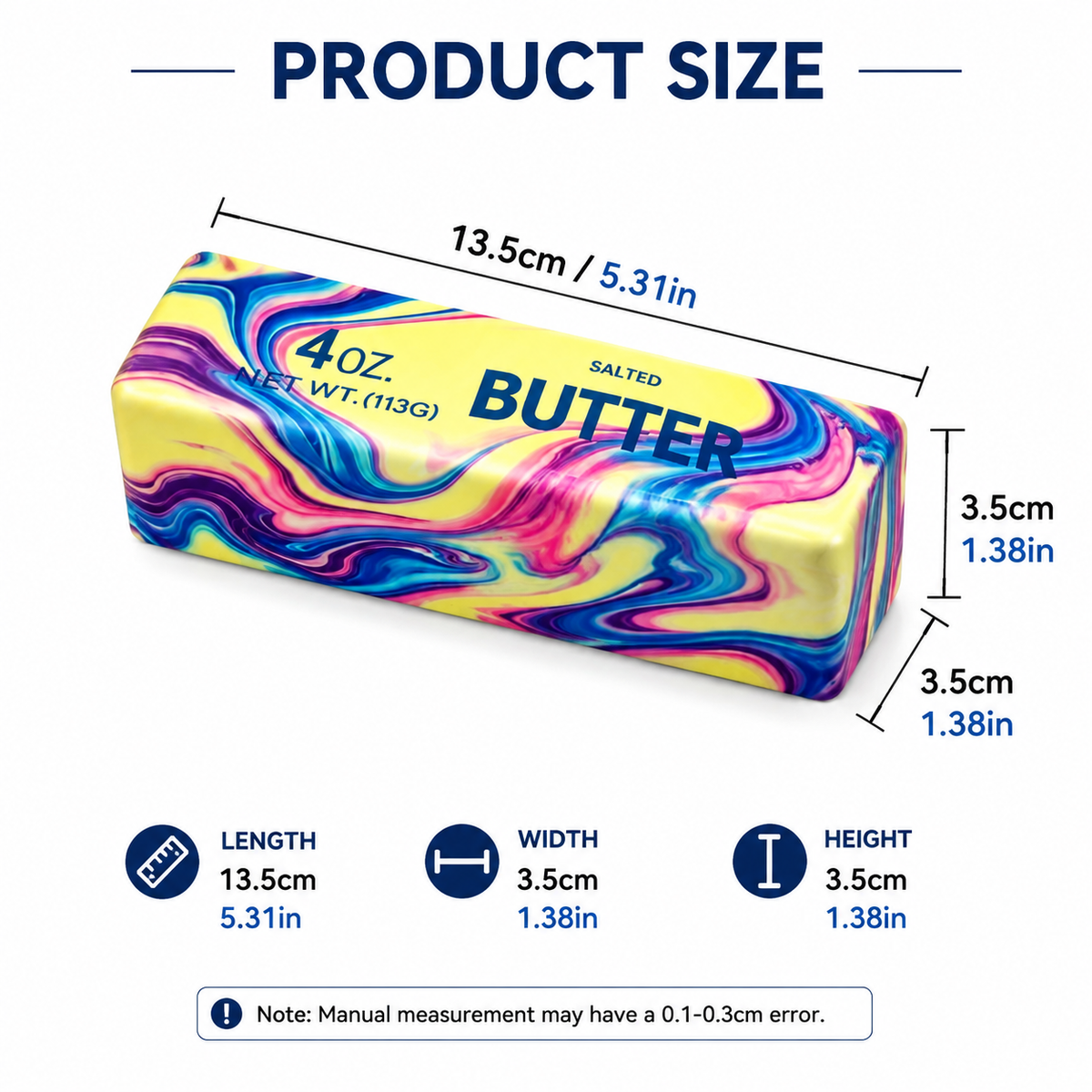 3PCS Swirl Butter Squishy Set – Soft Slow-Rising Squishy Toys